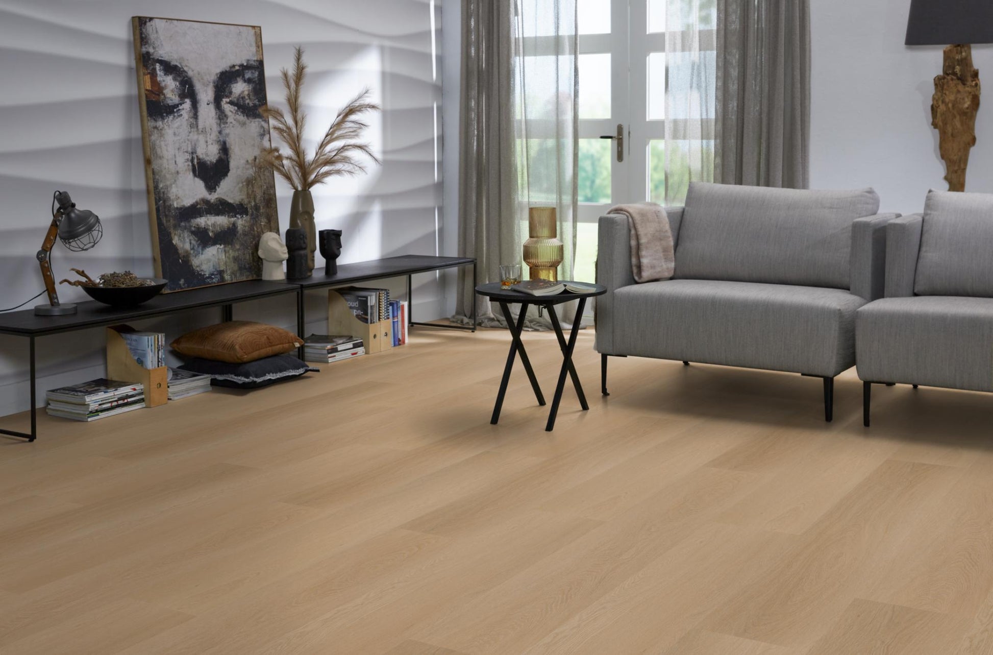 Floorlife Fulham Dark Oak 1611 Dryback PVC Straight Strips