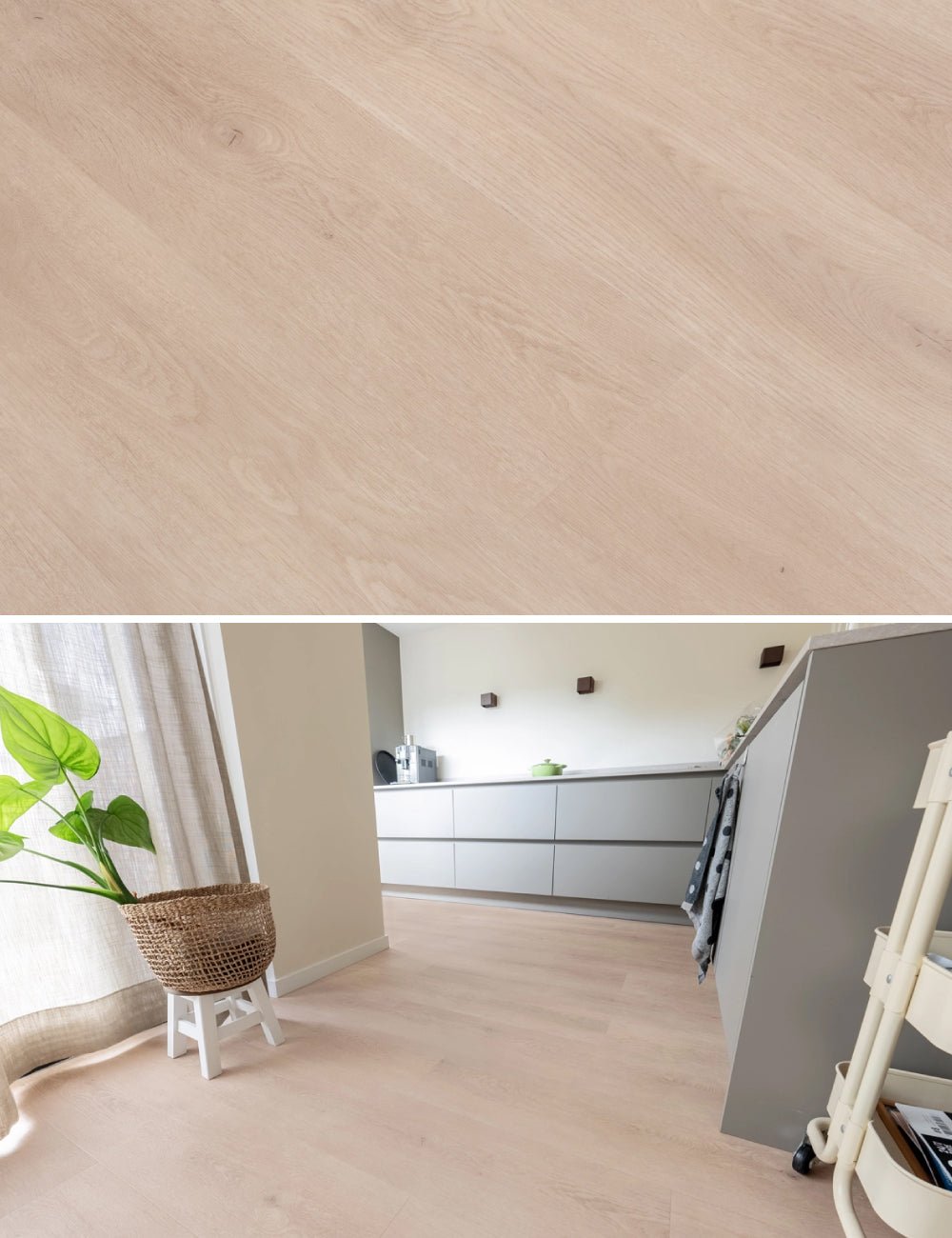 Floer Bemmel Beige Eiken FLR - 3036 - Dorpen Plak PVC - MEGAMAT - Solza.nl