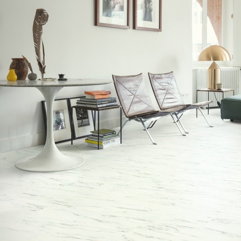 Quick - Step Oro AVSTU40136 Wit Carrara marmer - Tegel Click PVC - Solza.nl