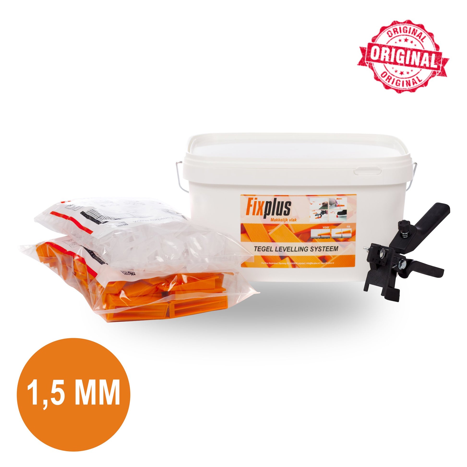 Fix Plus Starters Kit 100 BASIC 1,5 mm (tegeldikte 8 t/m 16 mm) - Solza.nl