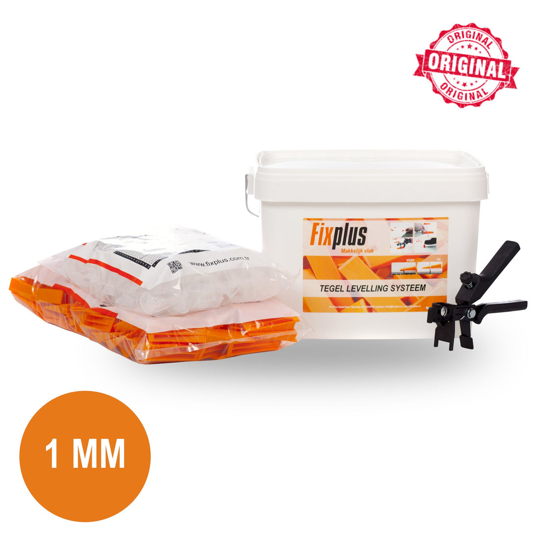 Fix Plus Starters Kit 250 BASIC 1 mm (tegeldikte 3 t/m 13 mm) - Solza.nl