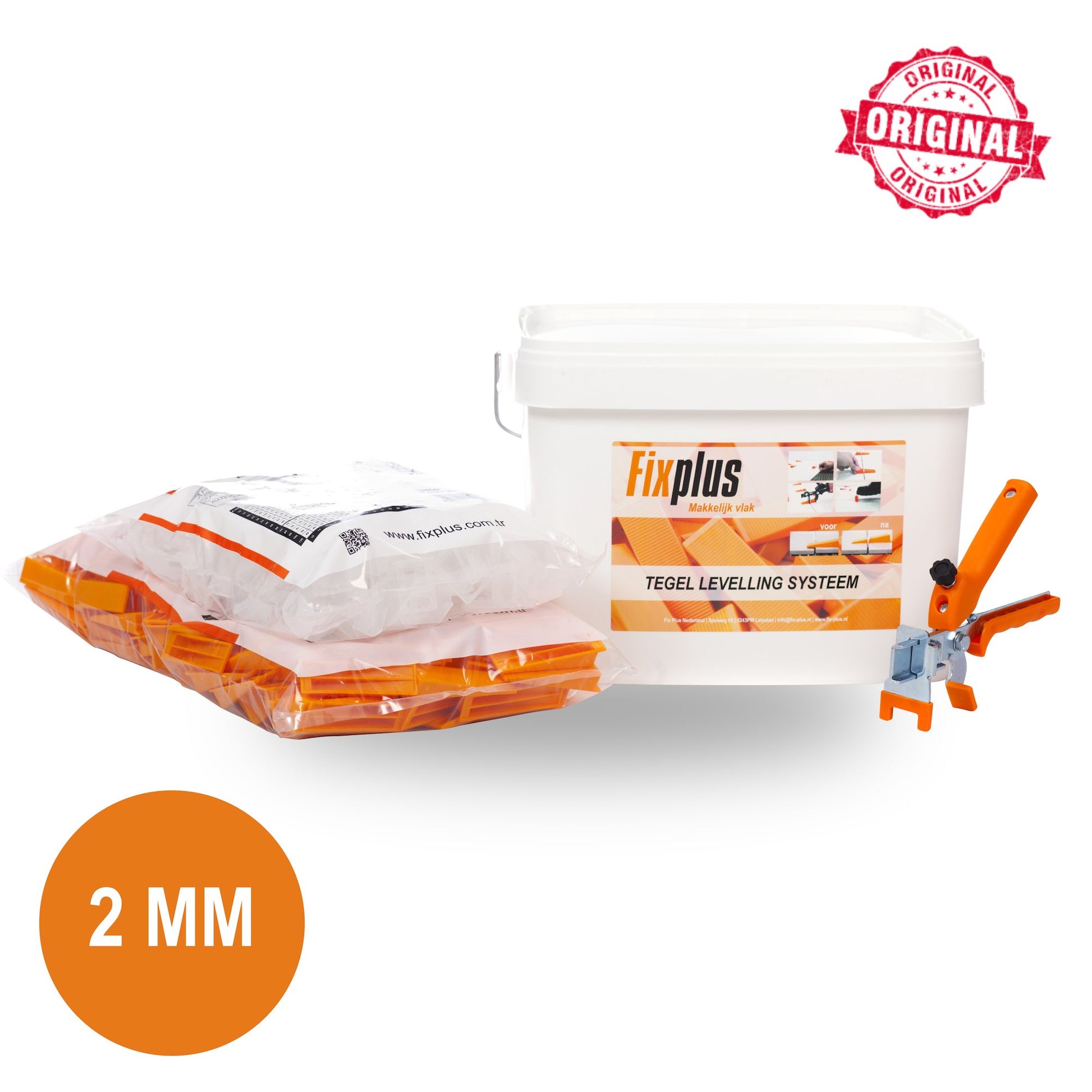 Fix Plus Starters Kit 250 PRO 2 mm (tegeldikte 3 t/m 13 mm) - Solza.nl