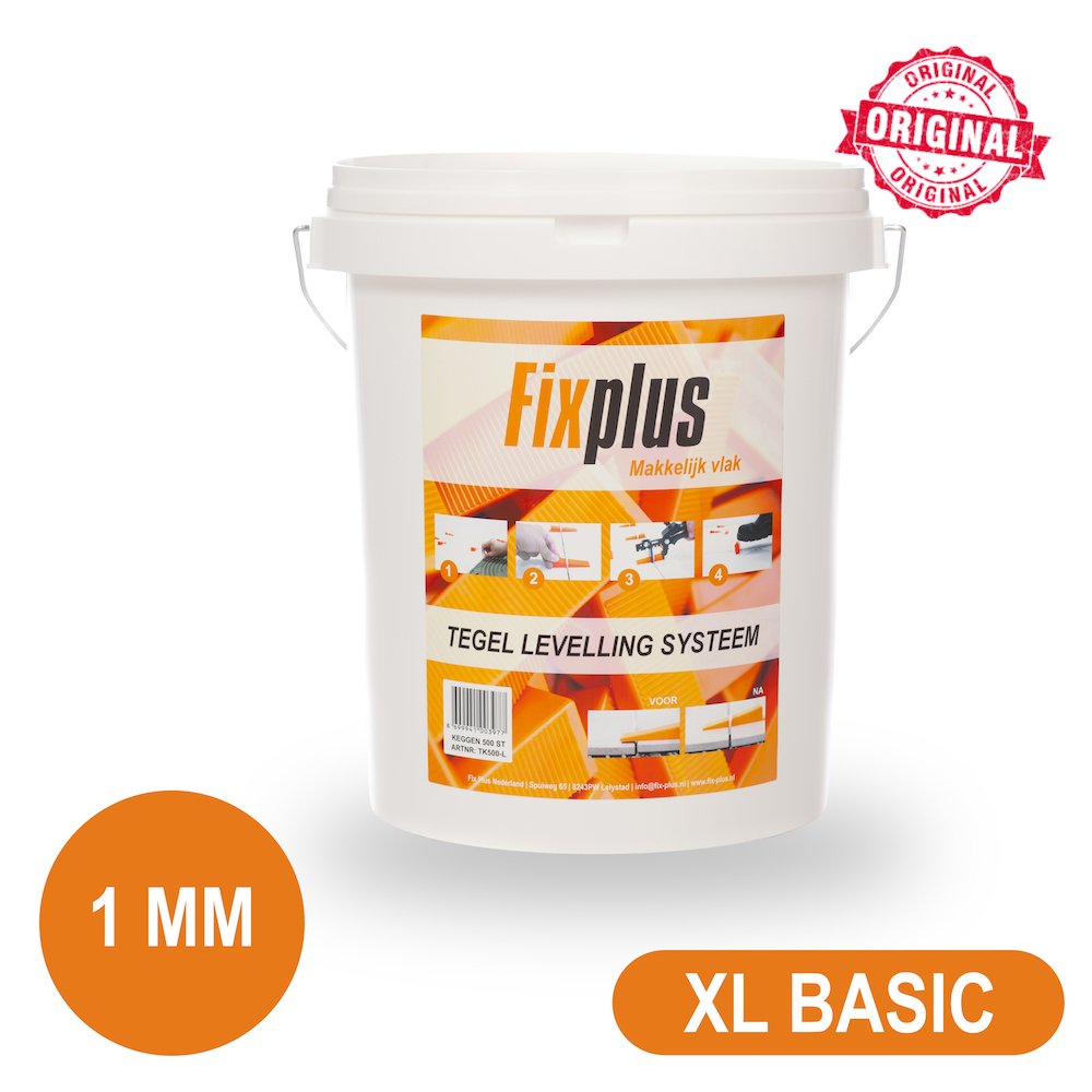 Fix Plus Starters Kit XL Basic 1 mm (tegeldikte 3 t/m 13 mm) - Solza.nl