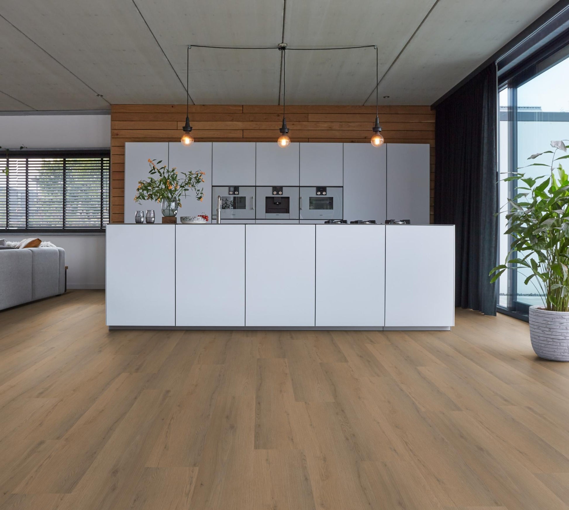 Floorlife Barnet Dark Oak 8511 Dryback PVC Rechte Stroken - Warme kleur donker eiken - Solza.nl