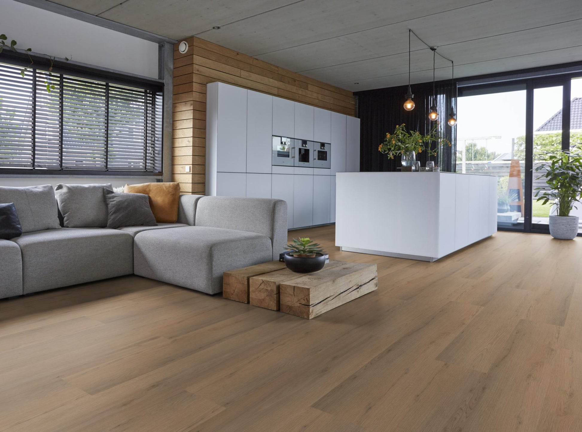 Floorlife Barnet Dark Oak 8511 Dryback PVC Rechte Stroken - Warme kleur donker eiken - Solza.nl