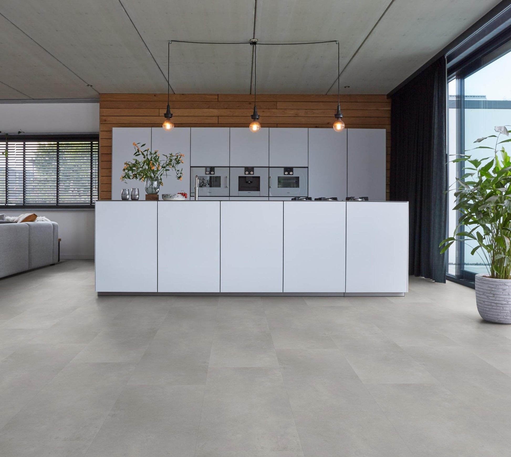Floorlife Click PVC Tegel Southwark Grey 4313 - 91.4 x 45.7 cm - Solza.nl