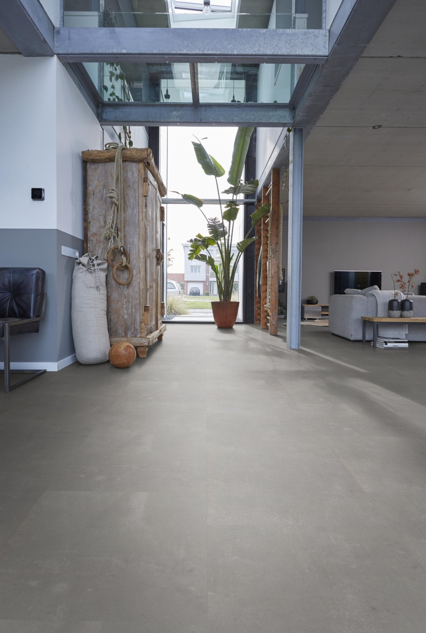 Floorlife Click PVC Tegel Victoria Grey 6212 SRC - Vierkant 61x61 cm - Solza.nl