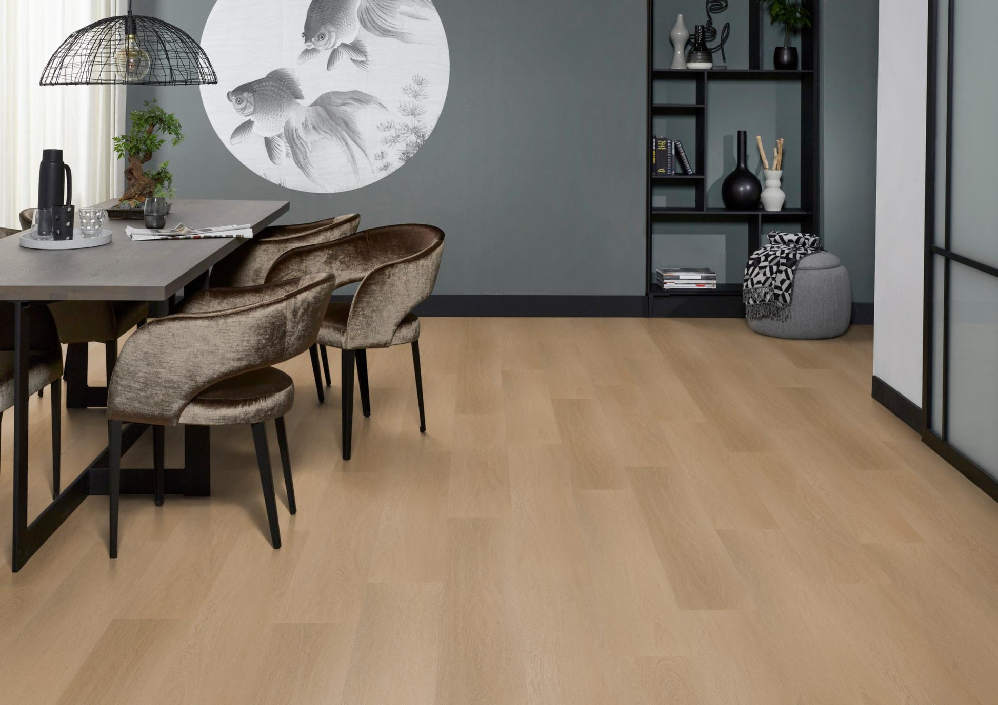 Floorlife Fulham Dark Oak 1611 Dryback PVC Rechte Stroken - Solza.nl