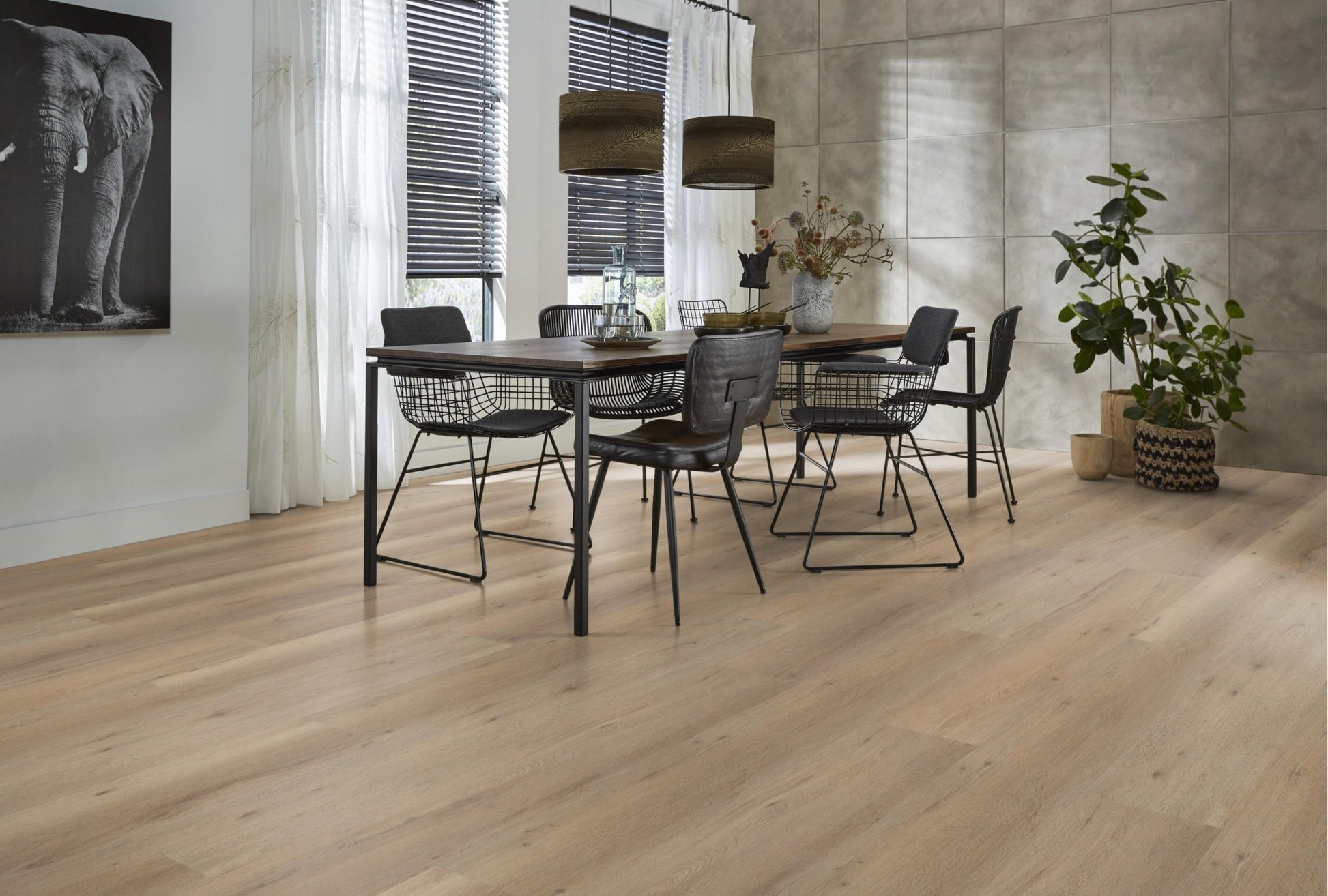 Floorlife Leyton Natural Oak 1822 Dryback PVC Rechte Stroken - Solza.nl