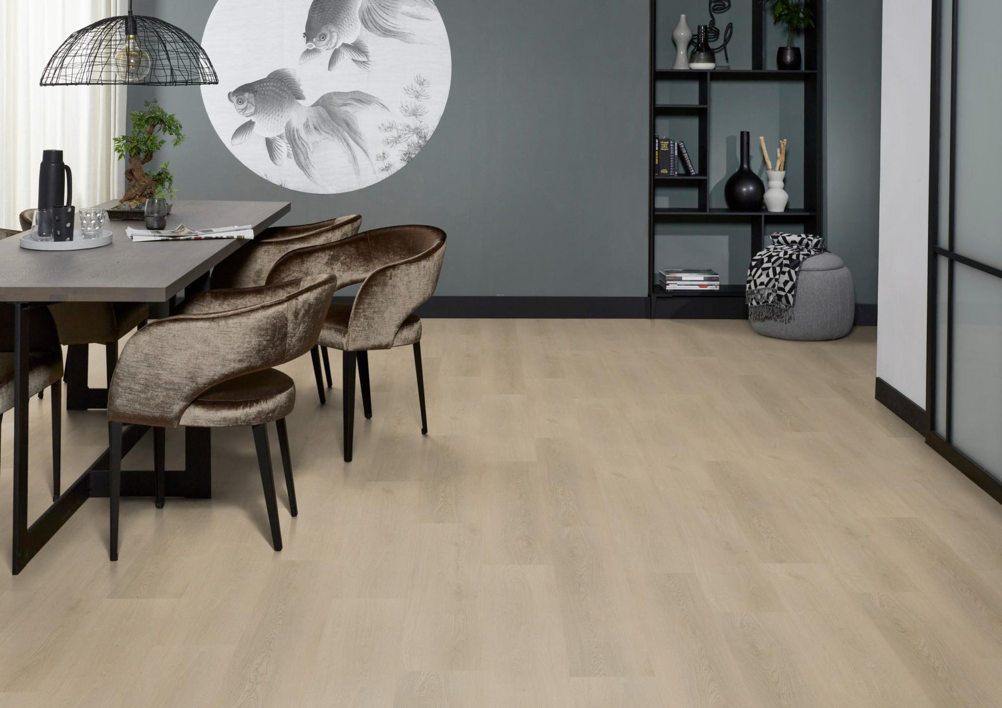 Floorlife Merton Beige 7510 Dryback PVC Rechte Stroken - Solza.nl