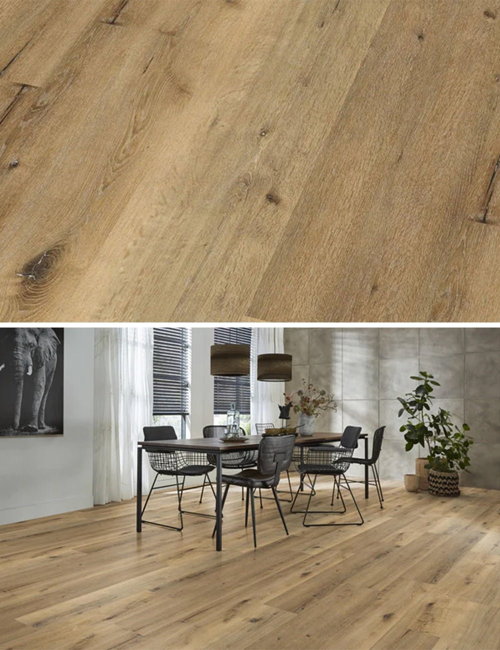 Floorlife Sydney Harbour Dark Oak 1904 Dryback PVC Rechte Stroken - Solza.nl