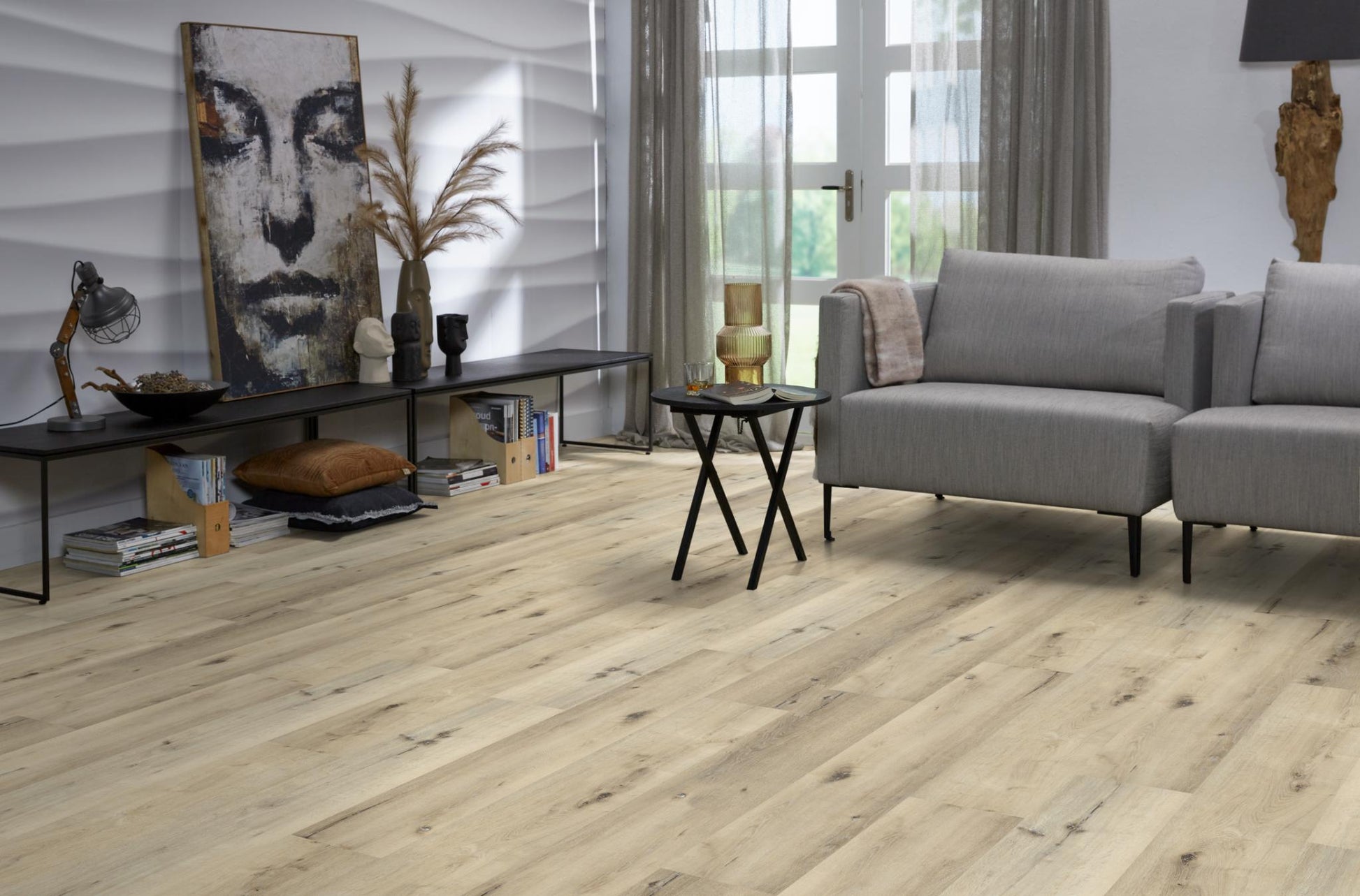 Floorlife Sydney Harbour Light Oak 1911 Dryback PVC Rechte Stroken - Solza.nl