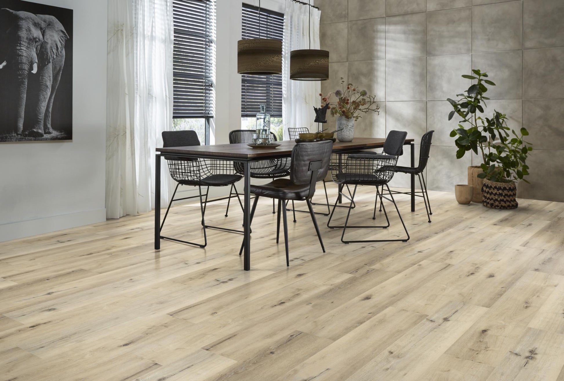 Floorlife Sydney Harbour Light Oak 1911 Dryback PVC Rechte Stroken - Solza.nl