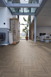 Floorlife Visgraat Click PVC YUP Herringbone Parramatta Smoky 2530 SRC - Solza.nl