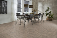 Floorlife Visgraat Click PVC YUP Herringbone Parramatta Smoky 2530 SRC - Solza.nl