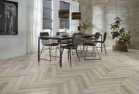 Floorlife Yup Herringbone Paddington Grey Dryback PVC - Solza.nl