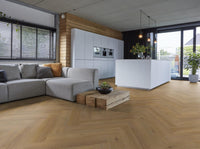 Floorlife Yup Leyton Herringbone Dark Oak Dryback PVC - Solza.nl