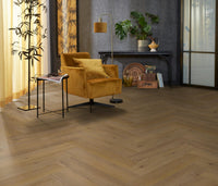 Floorlife Yup Leyton Herringbone Dark Oak Dryback PVC - Solza.nl