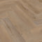 Floorlife Yup Leyton Herringbone Natural Oak Dryback PVC - Visgraat grijs/bruin