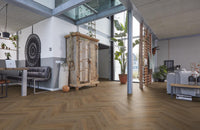 Floorlife Yup Leyton Herringbone Smoky Dryback PVC - Solza.nl