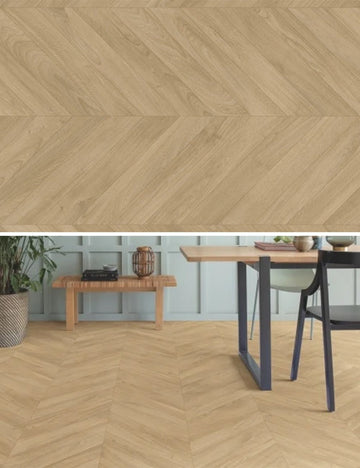 Quick-Step Impressive patterns IPA4160 - Chevron medium eik - Hongaarse punt / kasteelvloer