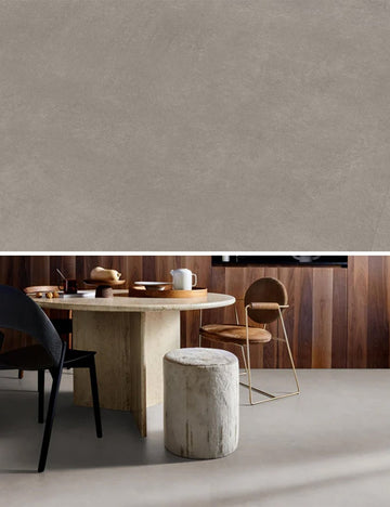 vtwonen Plak PVC Basic XL Dark Grey Dryback - Betonlook tegel 91.4 x 91.4 cm
